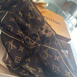 Louis Vuitton Leopard /Logo Scarf - New/Box/Dust Bag/Receipt